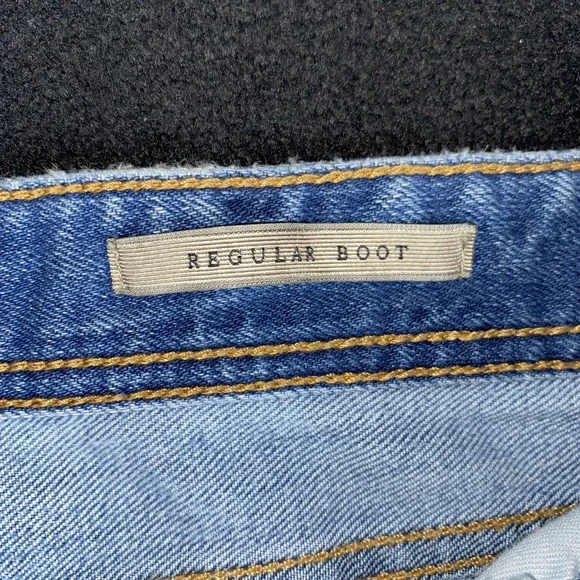 Guess Mens Vintage Regular Boot Blue Denim Medium Wash Vintage 36 x 34 - Picture 8 of 12